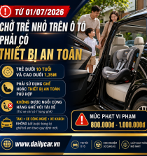 Ghế An Toàn Cho Trẻ Em Trên ÔTô Từ 01/07/2026: Những Điều Chủ Xe Cần Biết Để Tránh Bị Phạt 1