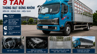 JAC N900 9 Tấn Thùng Bạt Bửng Nhôm – Giá & Thông Số 2026 6