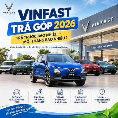 VinFast VF3 Giá Lăn Bánh 2026: Cập Nhật Chi Phí Ra Biển Số 1